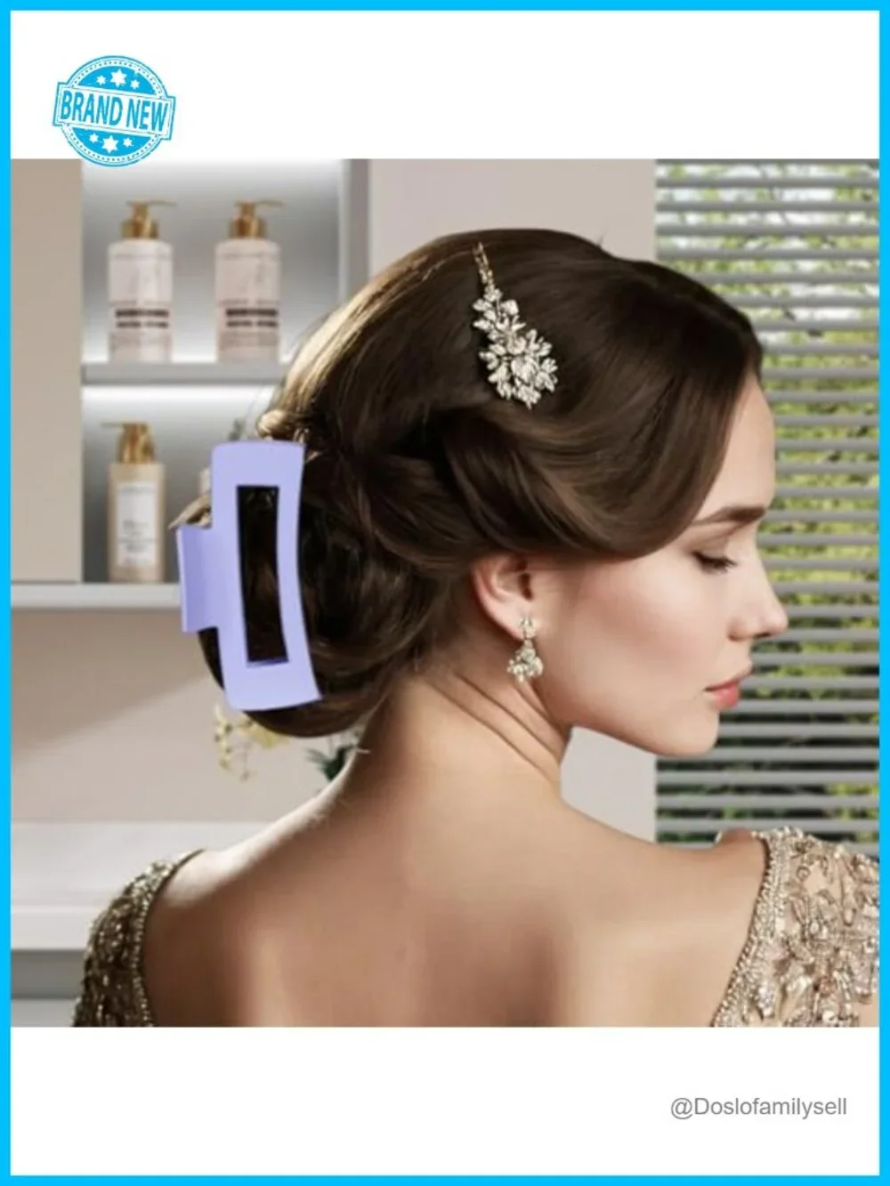 7 Piece Spa Headband and Wristband Set with Hair Clip Skincare Accessories